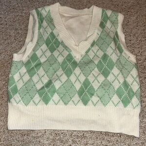 Amazon crop sweater vest